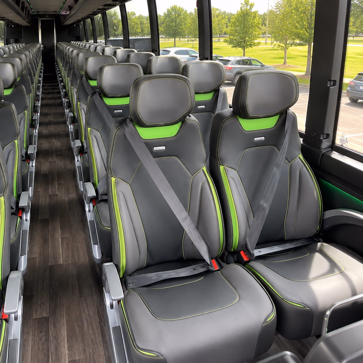 peoria corporate event transportation onboard seating