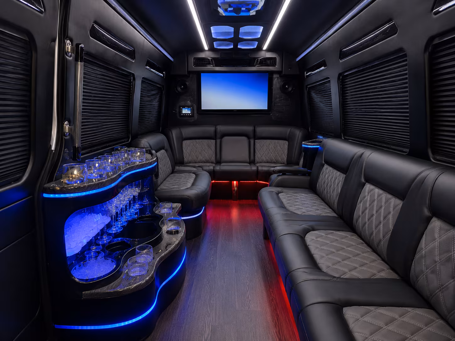 peoria wedding transportation onboard seating